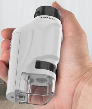 Draagbare Kinder Microscoop 60-120x met LED Verlichting - Ontdek de Wereld!