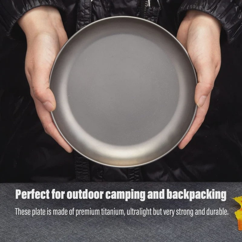 Lichtgewicht Titanium Camping Bord – Perfect voor Outdoor, Picnic & Reizen