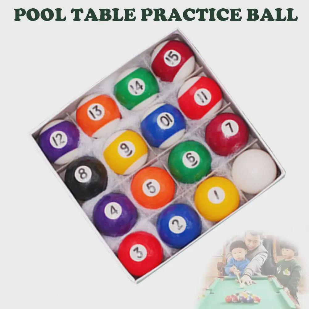 Set Billardballen voor Kinderen - 25mm Kleine Pool & Snooker Ballen