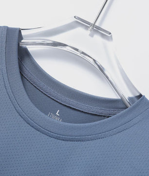 CHRLCK Heren Sport T-shirt - Sneldrogend, Ademend voor Lopen, Wandelen & Outdoor Zomer