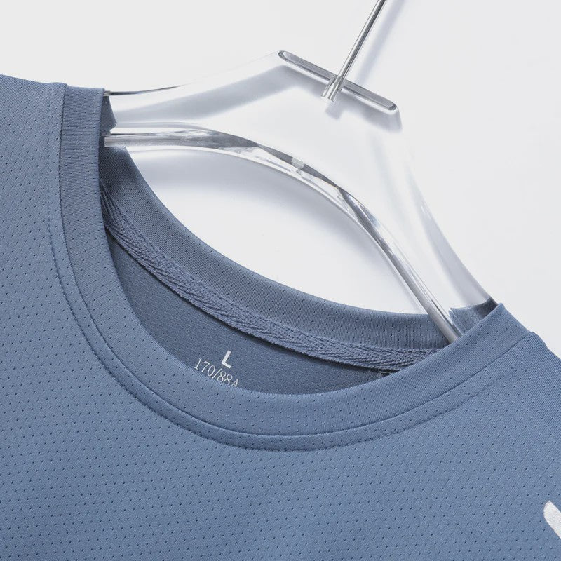 CHRLCK Heren Sport T-shirt - Sneldrogend, Ademend voor Lopen, Wandelen & Outdoor Zomer