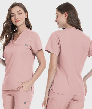3-delige Unisex Medische Scrub Set: Jas, Top & Broek voor Zorgprofessionals