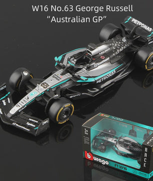Bburago 1:43 Formule 1 Raceauto Model - Red Bull, Mercedes, Ferrari, McLaren