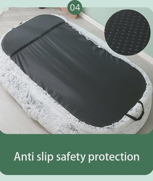 Extra Large Dubbel Gebruiks Bed voor Mensen & Honden - Warm, Comfortabel & Wasbaar