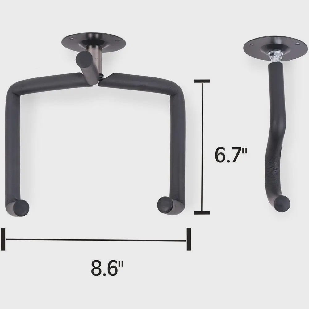 Universele Gitaar Muurbeugel - Hanger voor Akoestische Gitaar, Bas, Viool & Mandoline