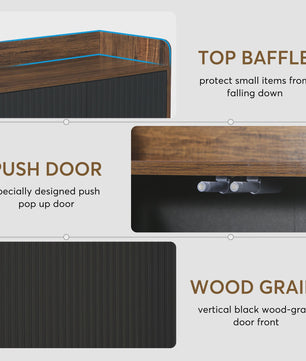 Stijlvolle Houten Schoenenkast met Deuren - 5 Niveaus - Entree & Hal Organizer