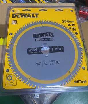 DEWALT Hardmetalen Zaagbladen voor Hout - 216/254/305MM - 40/60/80T