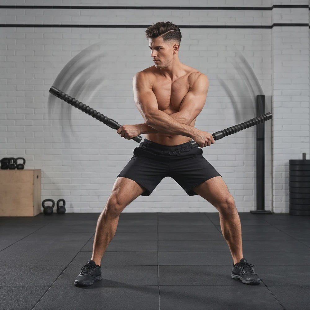 2x Fitness Staven 52cm - Ergonomisch & Anti-slip voor Core Krachttraining