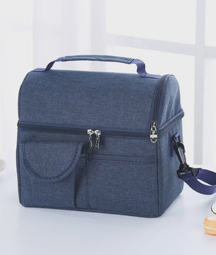 Herbruikbare Geïsoleerde Lunchtas - Thermisch, Waterdicht & 8L Capaciteit voor Mannen en Vrouwen