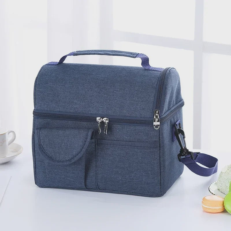 Herbruikbare Geïsoleerde Lunchtas - Thermisch, Waterdicht & 8L Capaciteit voor Mannen en Vrouwen