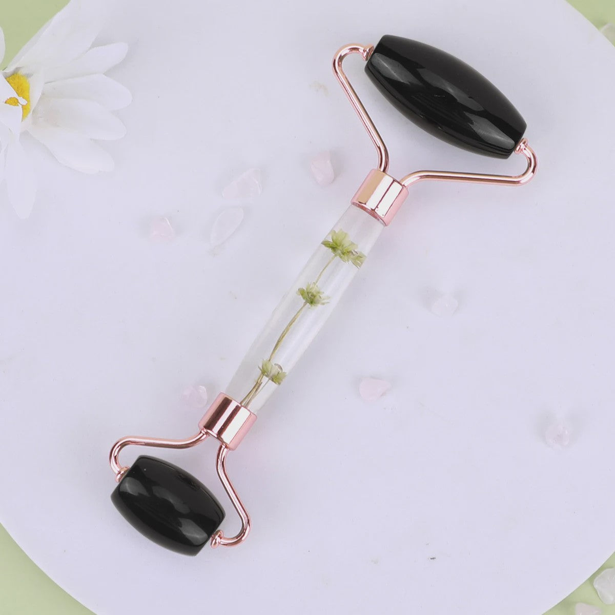 Natuurlijke Jade Roller Gezichtsmassager - Huidverzorging & Ontspanning