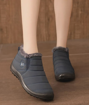 Dames Waterdichte Warme Enkellaarsjes - Comfortabele Antislip Snowboots voor Wandelen en Winter
