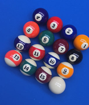 Professionele Billiart Ballen Set - 16 Stuks, 57mm Standaard Maat voor Pooltafel Spelletjes