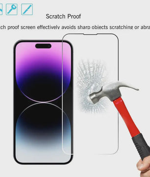 Gehard Glas Screenprotector voor iPhone 14 Pro & 15 Pro - Krasbestendig & HD Helder