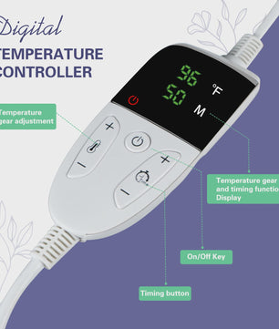 Hot Stone Massage Set met Verwarmer - Verstelbare Temperatuur & Timer - Draagbaar