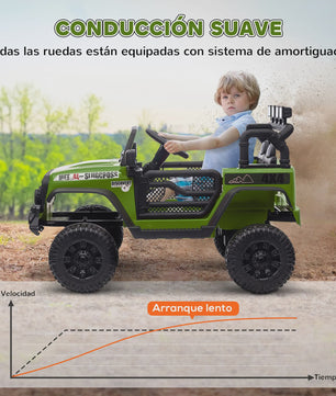 Elektrische Kinderauto 12V met Afstandsbediening, LED Verlichting en Muziek - Vanaf 3 Jaar
