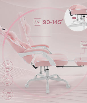 Ergonomische Gaming Stoel met Voetensteun - Verstelbaar en Comfortabel