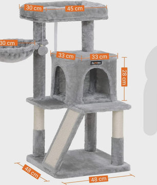 FEANDREA Krabpaal met Groot Observatiedek en Hangmat voor Katten
