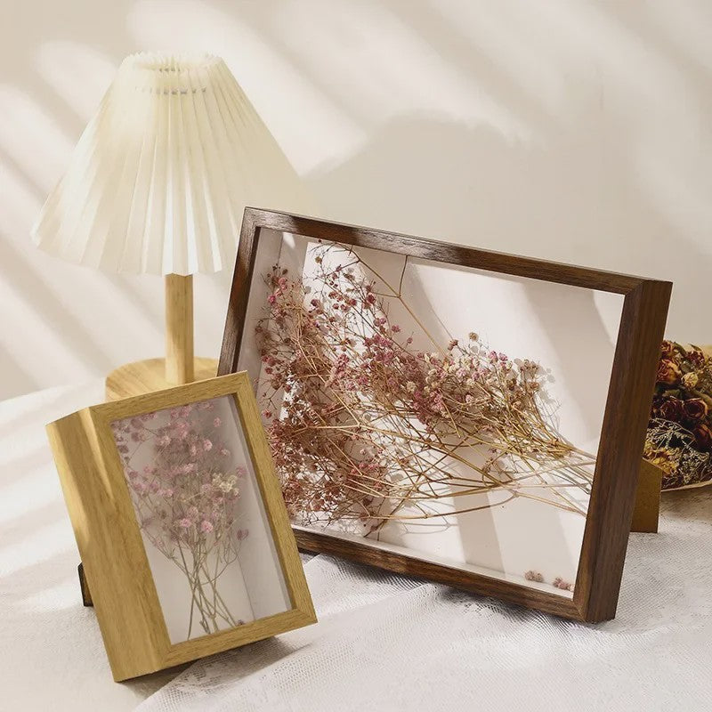 3D Houten Fotolijst - Diepte 3/5cm - Droogbloemen & Specimina