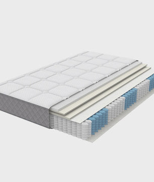 Orthopedisch Koudschuim Matras met 7-Zone Pocketvering Kern - H3 Hardheid, 20 cm