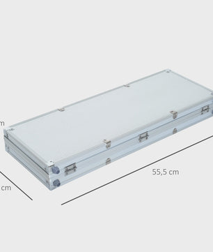 Complete Poker Set met 500 Chips, Kaarten, Dobbelstenen en Aluminium Koffer