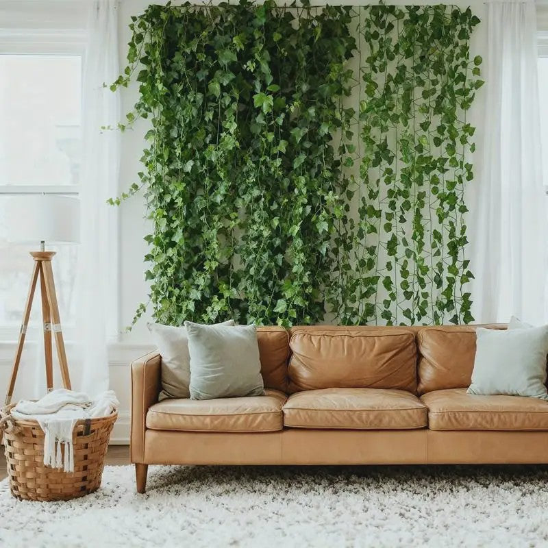 24x Kunstmatige Klimop Slingers - 19 Meter Decoratie voor Woonkamer, Bruiloft & Feest