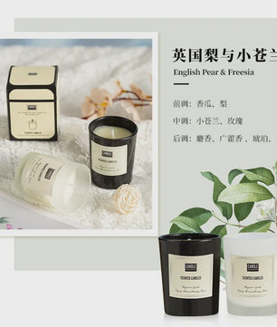 Geurkaars met Plantenextract - Aromatherapie & Luchtzuivering voor Huis en Slaapkamer