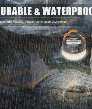 Krachtige 10W USB Oplaadbare Camping Lantaarn - Draagbare Tentlamp met 1200mAh Batterij