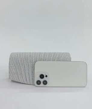Glitter Avond Clutch Tas met Afneembare Ketting - Elegant & Feestelijk