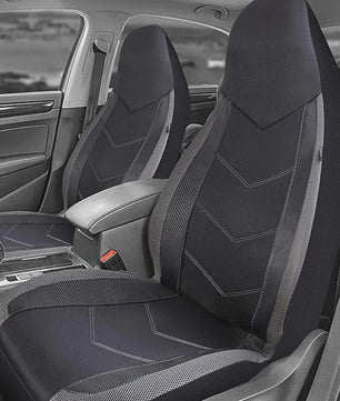 Sportieve Autostoelhoes Set met Hoge Rugleuning - Ademend Air Mesh & Airbag Compatibel