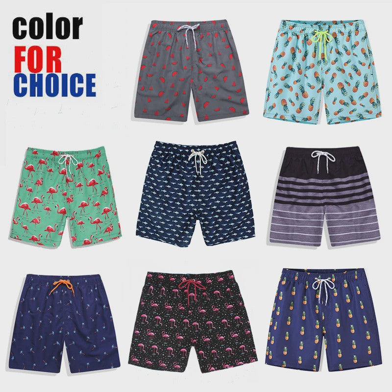 Herenshorts met Zomerse Print - Zwembroek, Strandshort & Sportbroek met Zakken