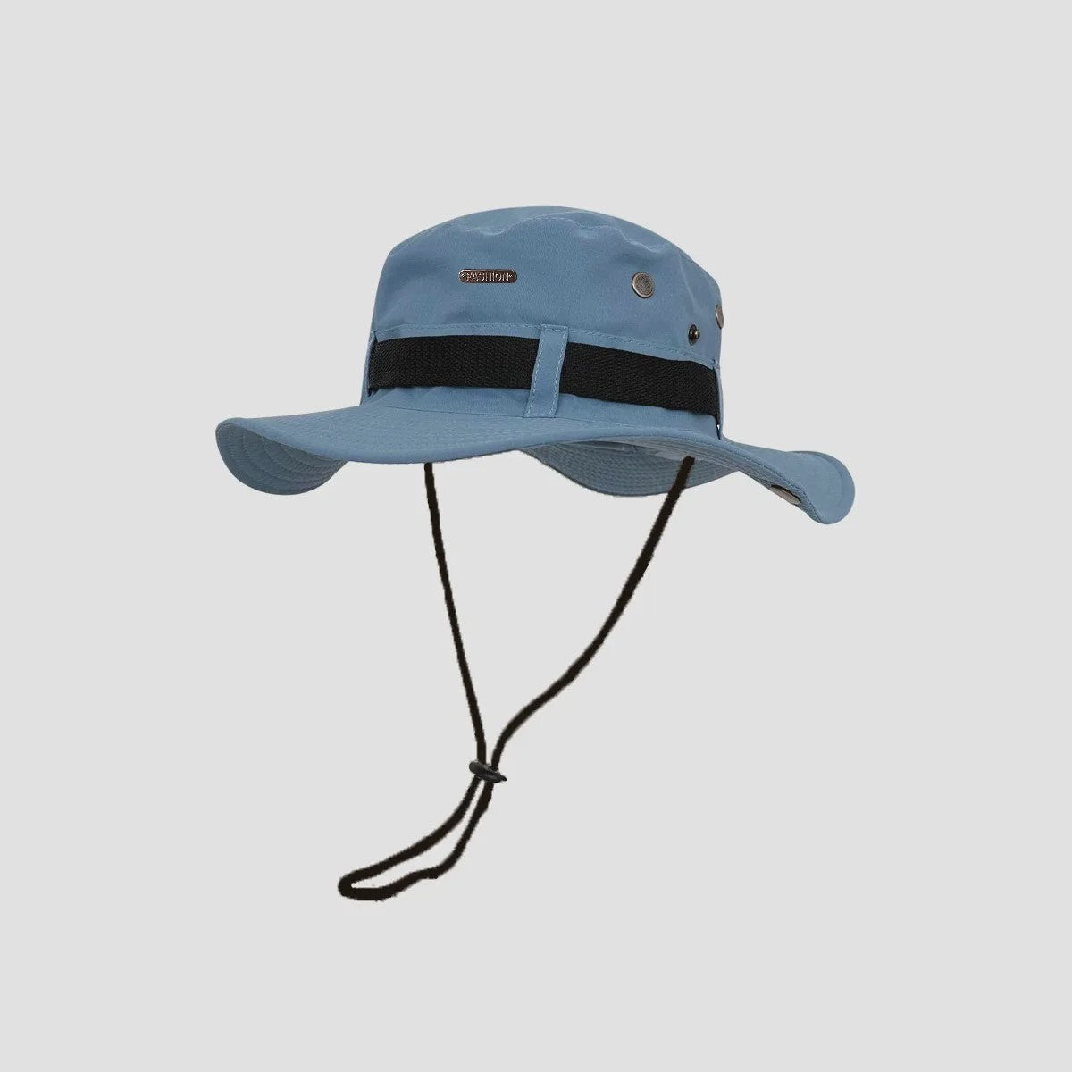 Heren Bucket Hat met Brede Rand - UV Bescherming voor Vissen, Wandelen & Outdoor