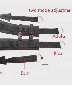 Kracht Trainingsharnas met Sled Belt en Trekriem voor Fitness & Agility
