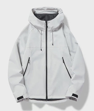 Unisex Waterdichte Ademende Outdoor Jas met Capuchon - Sport & Wandelen