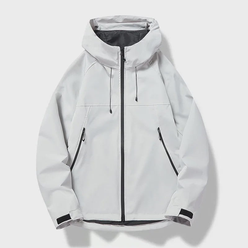 Unisex Waterdichte Ademende Outdoor Jas met Capuchon - Sport & Wandelen