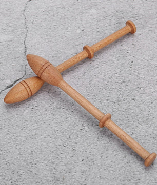 12x Houten Kantklosjes - Antiek & Ambachtelijk Handwerkgereedschap
