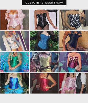Victoriaans Corset Bustier met Vetersluiting - Plus Size & Vintage Stijl