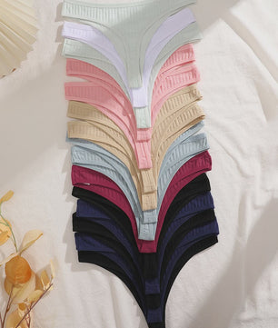 15-Delige Set Dames String Broekjes - Katoen, Sexy & Comfortabel Ondergoed