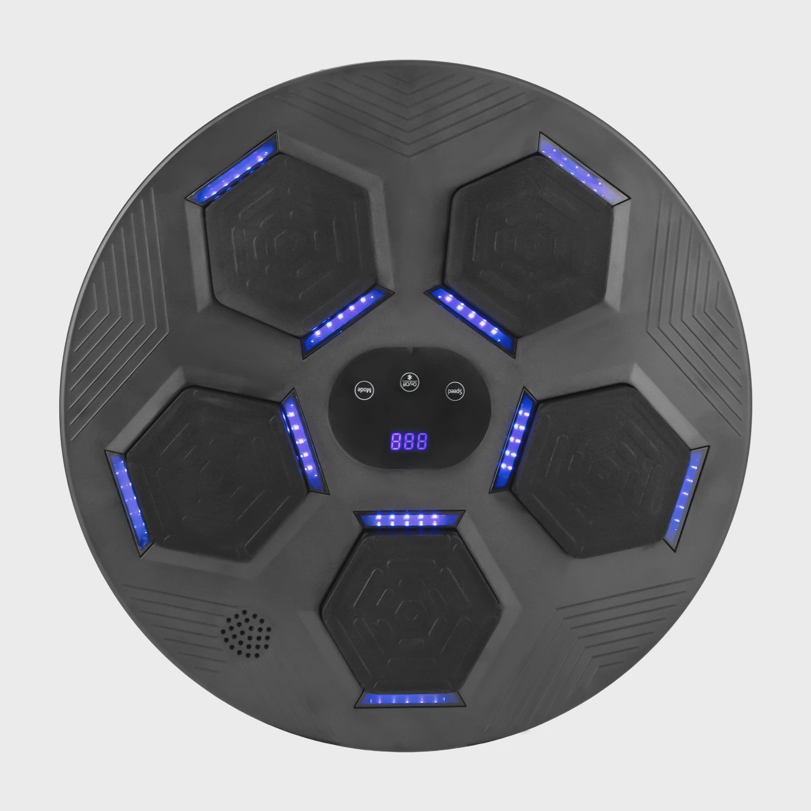 Slimme Muziek Bokszak Wandmontage - Bluetooth, LED Verlichting & Oplaadbaar voor Thuis Fitness