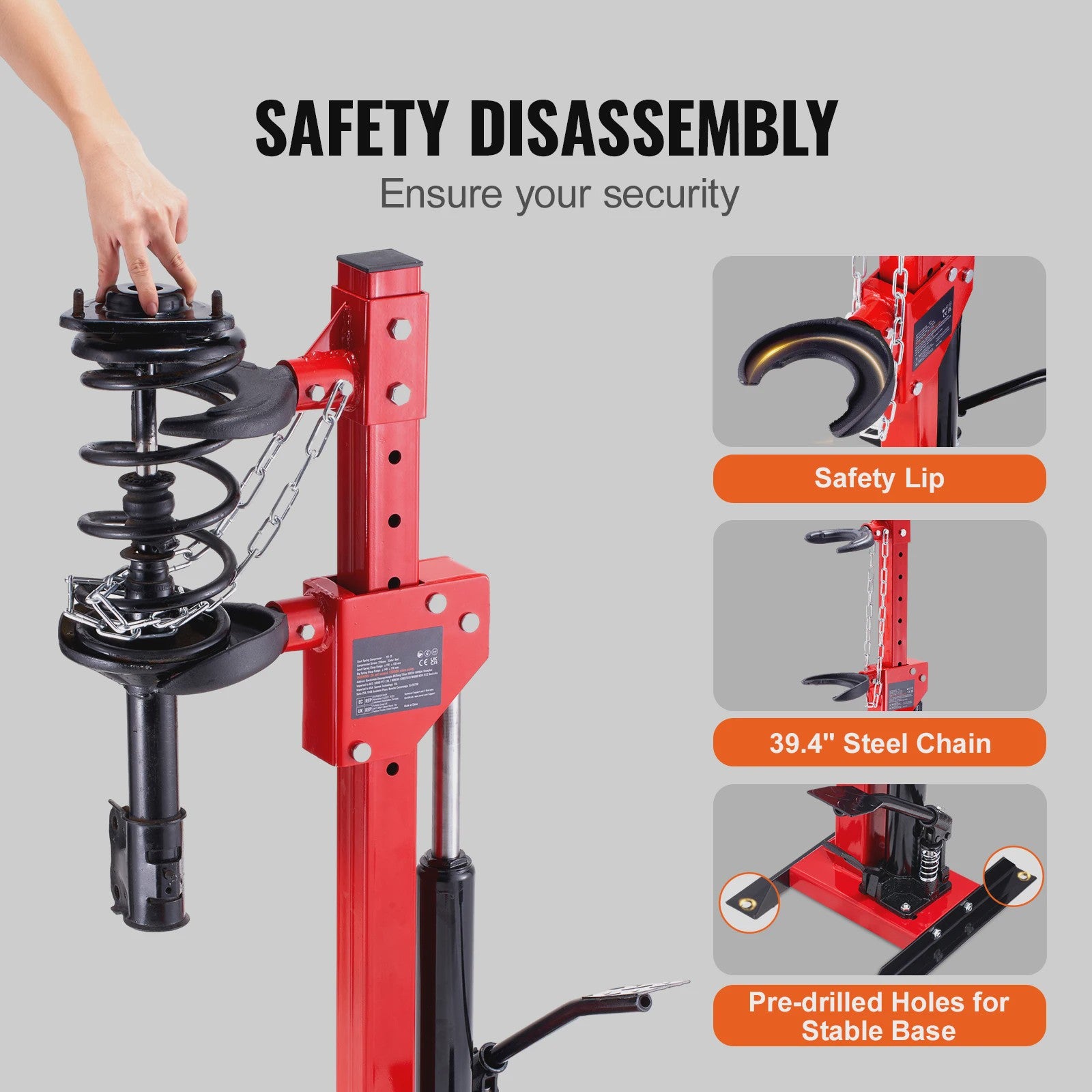 Hydraulische Veercompressor 4.5 Ton - Krachtige Coil Spring Compressor voor Auto's