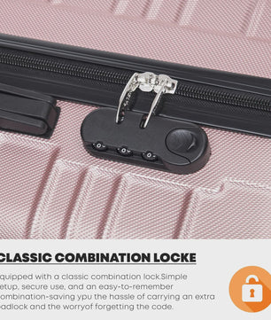 3-delige Koffer Set: 20-inch Trolley, Reistas & Toilettas - Compleet voor Vakantie
