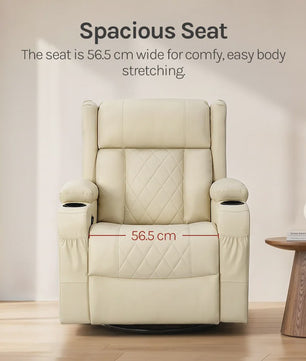 Draaibare Fauteuil met Verstelbare Rugleuning en Voetensteun | Comfortabel en Stijlvol