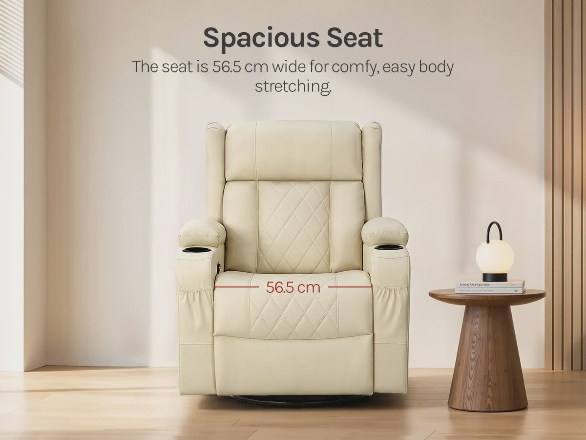 Draaibare Fauteuil met Verstelbare Rugleuning en Voetensteun | Comfortabel en Stijlvol