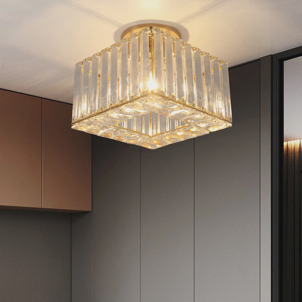 Moderne Kristallen Hanglamp Vloerlamp - Stijlvol Design voor Keuken, Woon- en Eetkamer