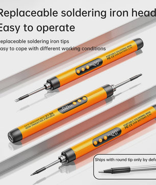Draagbare USB Digitale Soldeerbout met Instelbare Temperatuur (300-450°C) en Type-C Opladen