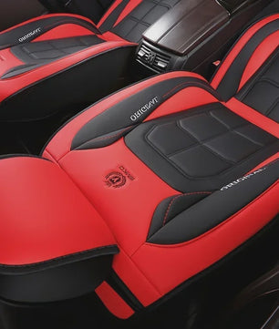 Universele Autostoelhoes - Luxe Lederlook & IJszijde - Volledig Beschermend - Vier Seizoenen