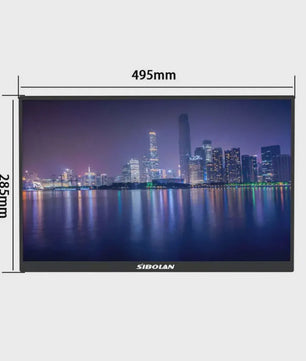 Sibolan 21.5" Draagbare Monitor - 1080P IPS, 100Hz, USB-C/HDMI, Ingebouwde Standaard