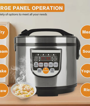 5L Digitale Rijstkoker & Multi-Cooker: Stoom, Soep, Porridge & Meer