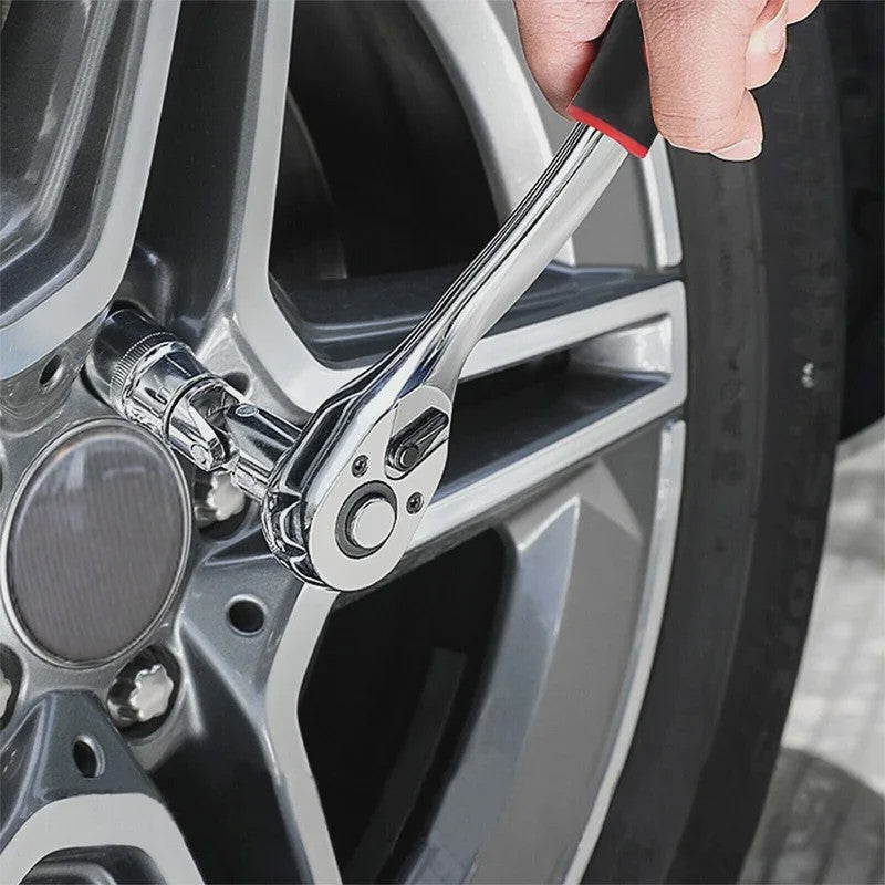 Professionele Ratel Sleutel Set - 1/4", 3/8", 1/2" - Compleet Gereedschap voor Auto Reparatie