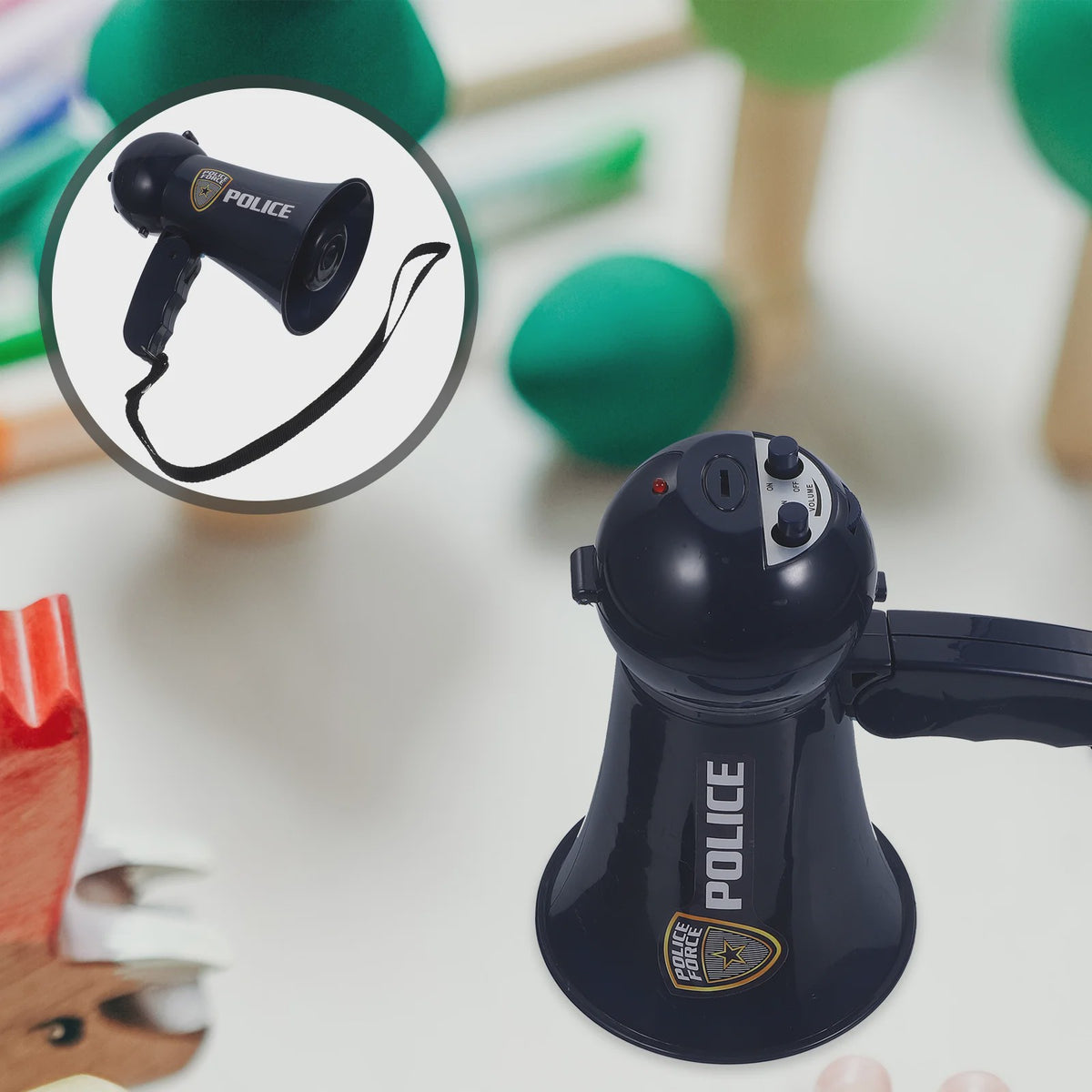 Mini Megaphone Kinder Speelgoed & Stemversterker - Lichtgewicht ABS met Draagband